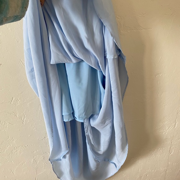 Saints + secrets baby blue DINAH MIDI DRESS - Picture 9 of 9